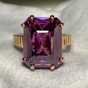Amethyst Vermeil Ring